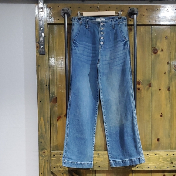KanCan Denim - KanCan Light Blue Flare Jeans High Rise Button Fly